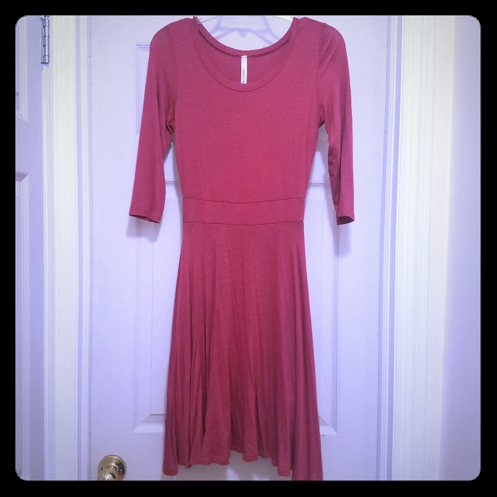 MODCLOTH Rust Colored Dress